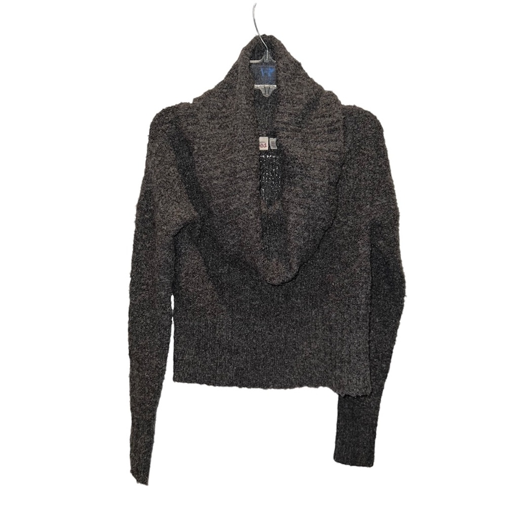 Gray Turtleneck Sweater